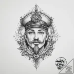 Tattoo sketch holy character, artistic tattoo… – tattoo sketch (№1756421949_0, 28.08.2025 22:59) — tattoovalue.net