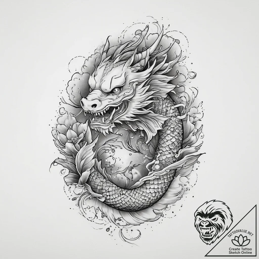 Tattoo sketch sewing needle and thread, artis... - tattoo sketch (№1756422345_0, 28.08.2025 23:05) — tattoovalue.net