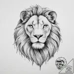 Tattoo sketch the lion king simba and mufasa – tattoo sketch (№1756423539_0, 28.08.2025 23:25) — tattoovalue.net