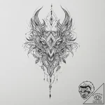 Tattoo sketch amber – tattoo sketch (№1756426158_0, 29.08.2025 00:09) — tattoovalue.net
