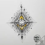 Tattoo sketch yellow, tattoo line art, black… – tattoo sketch (№1756428142_0, 29.08.2025 00:42) — tattoovalue.net