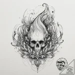 Tattoo sketch smoke, tattoo flash sheet desig… – tattoo sketch (№1756428736_0, 29.08.2025 00:52) — tattoovalue.net