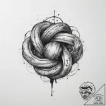 Tattoo sketch knot, artistic tattoo sketch, w… – tattoo sketch (№1756429726_0, 29.08.2025 01:08) — tattoovalue.net