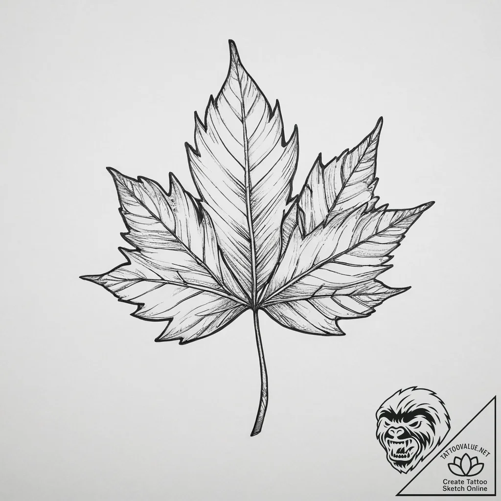 Tattoo sketch узор в виде листьев дерева, tat... - tattoo sketch (№1756431314_0, 29.08.2025 01:35) — tattoovalue.net