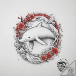 Tattoo sketch beluga whale, ink illustration… – tattoo sketch (№1756434692_0, 29.08.2025 02:31) — tattoovalue.net