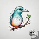 Tattoo sketch kiwi bird, tattoo sketch design… – tattoo sketch (№1756438263_0, 29.08.2025 03:31) — tattoovalue.net