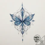 Tattoo sketch blue, tattoo sketch design, on… – tattoo sketch (№1756440443_0, 29.08.2025 04:07) — tattoovalue.net