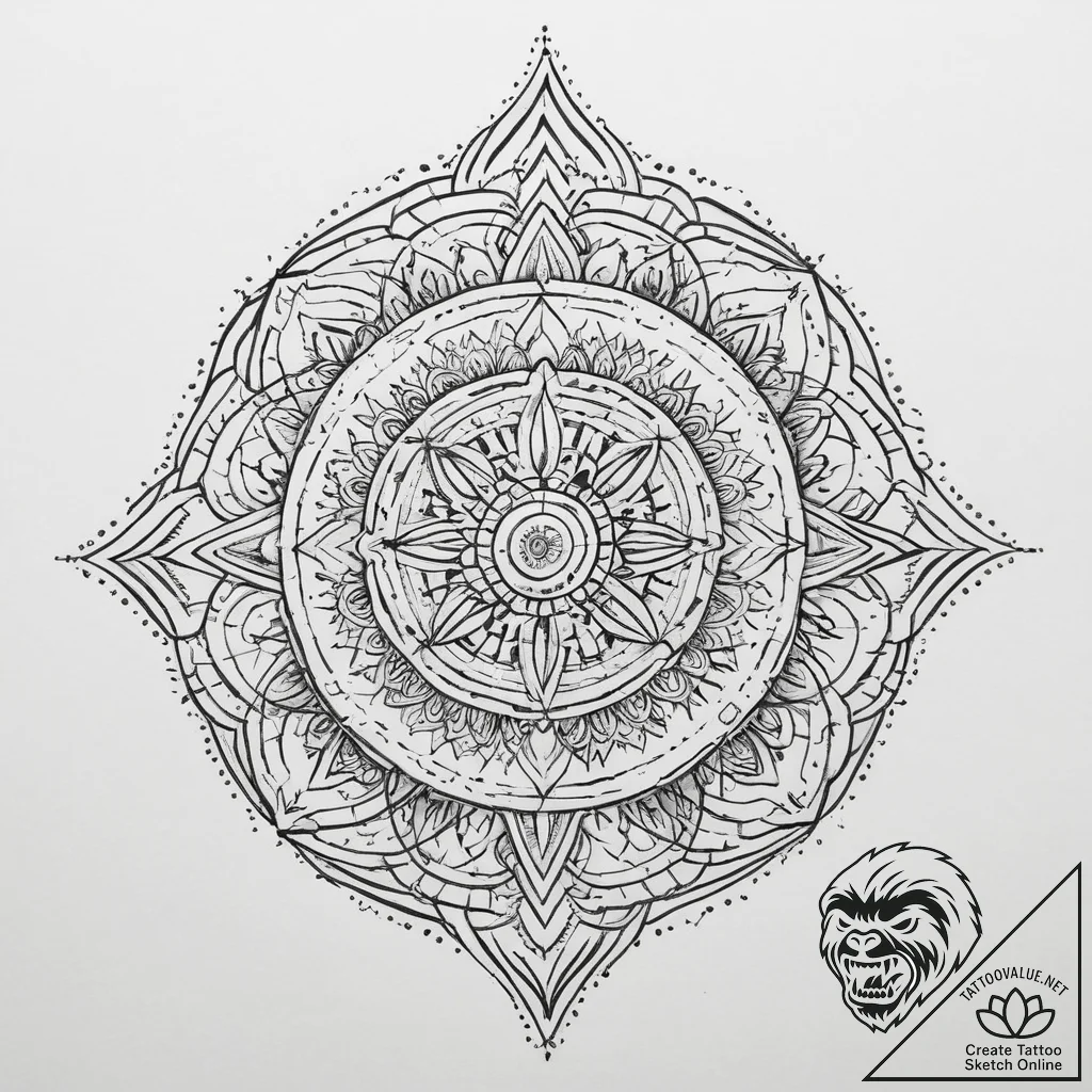 Tattoo sketch spiritual history, tattoo drawi... - tattoo sketch (№1756441036_0, 29.08.2025 04:17) — tattoovalue.net