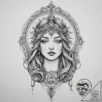 Tattoo sketch holy scene, artistic tattoo ske… – tattoo sketch (№1756441429_0, 29.08.2025 04:23) — tattoovalue.net