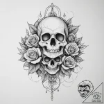 Tattoo sketch pearl, tattoo line art, black a… – tattoo sketch (№1756441826_0, 29.08.2025 04:30) — tattoovalue.net