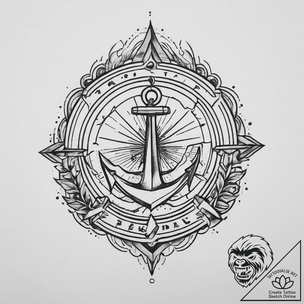 Tattoo sketch brown, artistic tattoo sketch,... - tattoo sketch (№1756443014_0, 29.08.2025 04:50) — tattoovalue.net