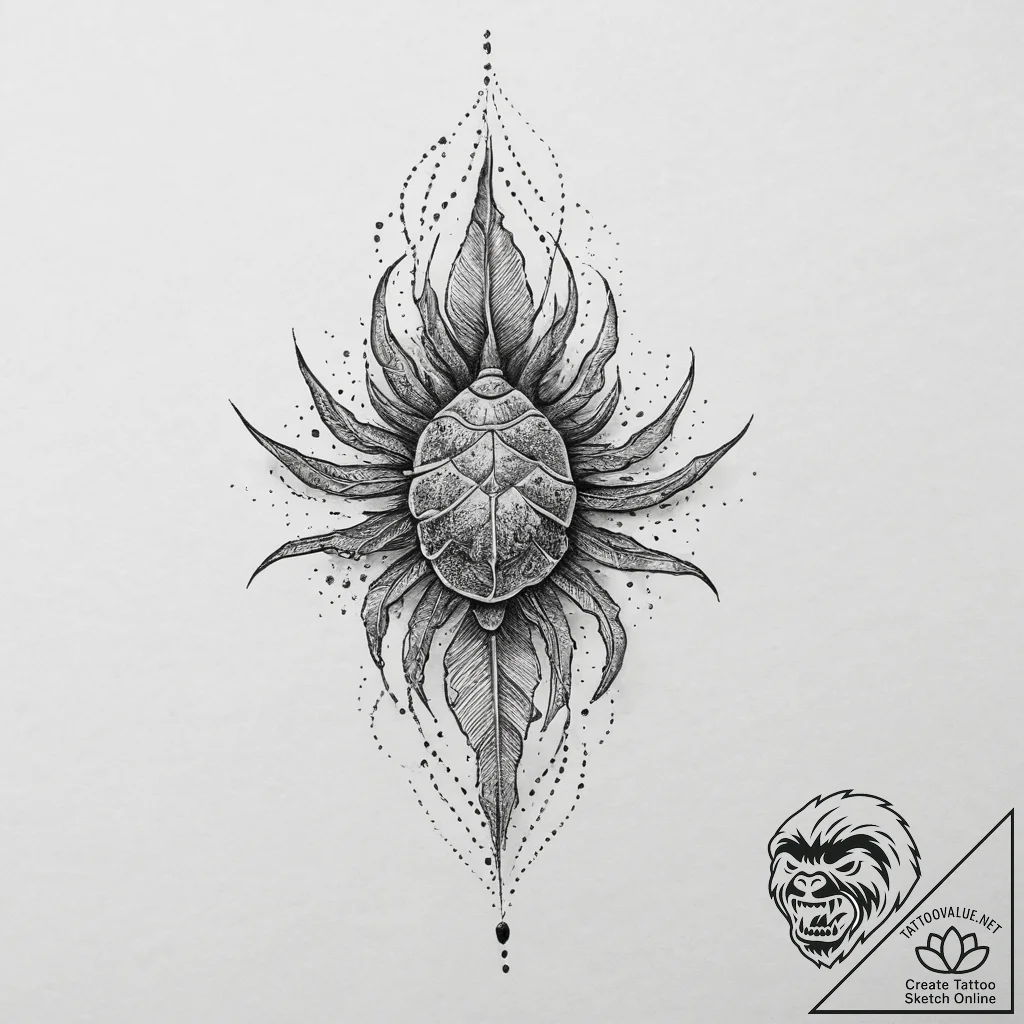 Tattoo sketch mealybug, tattoo sketch design,... - tattoo sketch (№1756443805_0, 29.08.2025 05:03) — tattoovalue.net