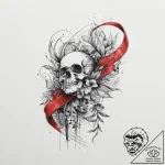 Tattoo sketch ribbon tattoo, artistic tattoo… – tattoo sketch (№1756444200_0, 29.08.2025 05:10) — tattoovalue.net