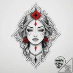 Tattoo sketch blessed portrayal, tattoo drawi… – tattoo sketch (№1756444398_0, 29.08.2025 05:13) — tattoovalue.net