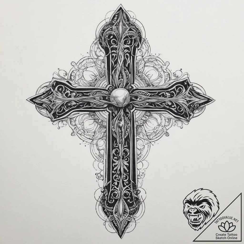 Tattoo sketch a magical creature, tattoo line... - tattoo sketch (№1756444596_0, 29.08.2025 05:16) — tattoovalue.net
