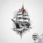 Tattoo sketch ship, tattoo drawing outline, m… – tattoo sketch (№1756445978_0, 29.08.2025 05:39) — tattoovalue.net