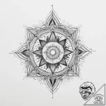Tattoo sketch cosmic self, concept art for ta… – tattoo sketch (№1756446766_0, 29.08.2025 05:52) — tattoovalue.net