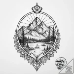 Tattoo sketch mountain, artistic tattoo sketc… – tattoo sketch (№1756447955_0, 29.08.2025 06:12) — tattoovalue.net