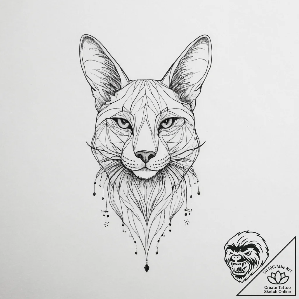 Tattoo sketch sketch животное, ink illustrati... - tattoo sketch (№1756449537_0, 29.08.2025 06:38) — tattoovalue.net