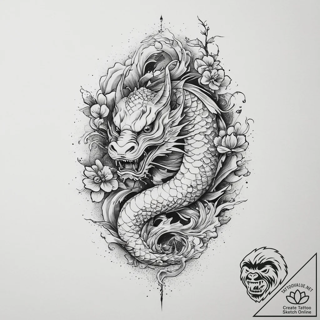 Tattoo sketch spiritual ground, tattoo flash... - tattoo sketch (№1756450726_0, 29.08.2025 06:58) — tattoovalue.net