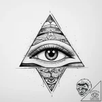 Tattoo sketch eye of horus with a pyramid, ar… – tattoo sketch (№1756450924_0, 29.08.2025 07:02) — tattoovalue.net
