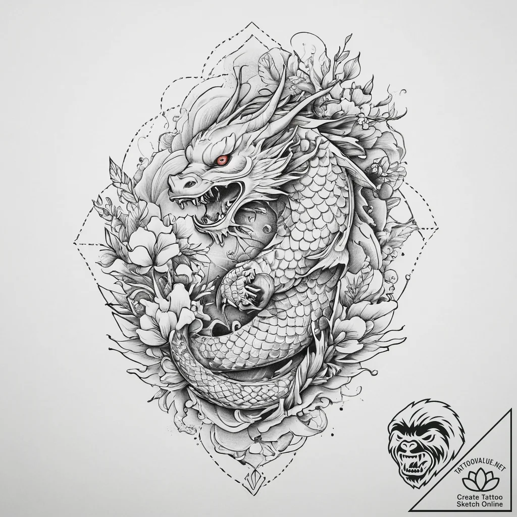 Tattoo sketch geometric горы, tattoo drawing... - tattoo sketch (№1756453098_0, 29.08.2025 07:38) — tattoovalue.net