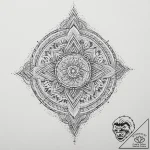 Tattoo sketch cosmic entity, ink illustration… – tattoo sketch (№1756453496_0, 29.08.2025 07:44) — tattoovalue.net