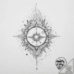 Tattoo sketch cosmic history, ink illustratio… – tattoo sketch (№1756454680_0, 29.08.2025 08:04) — tattoovalue.net