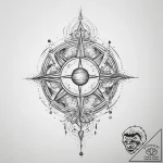 Tattoo sketch cosmic realm – tattoo sketch (№1756454878_0, 29.08.2025 08:07) — tattoovalue.net