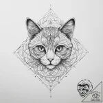 Tattoo sketch playful kitten tattoo, tattoo l… – tattoo sketch (№1756456653_0, 29.08.2025 08:37) — tattoovalue.net