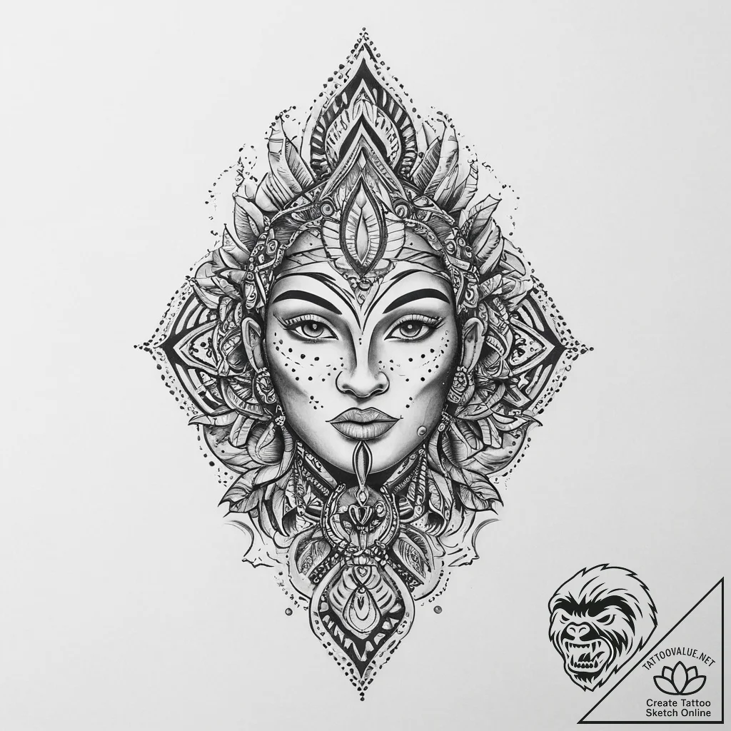 Tattoo sketch african tribal pattern, tattoo... - tattoo sketch (№1756460810_0, 29.08.2025 09:46) — tattoovalue.net