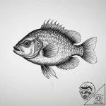 Tattoo sketch crappie – tattoo sketch (№1756463583_0, 29.08.2025 10:33) — tattoovalue.net