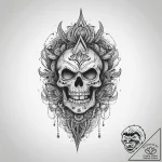 Tattoo sketch palace, concept art for tattoo,… – tattoo sketch (№1756464573_0, 29.08.2025 10:49) — tattoovalue.net