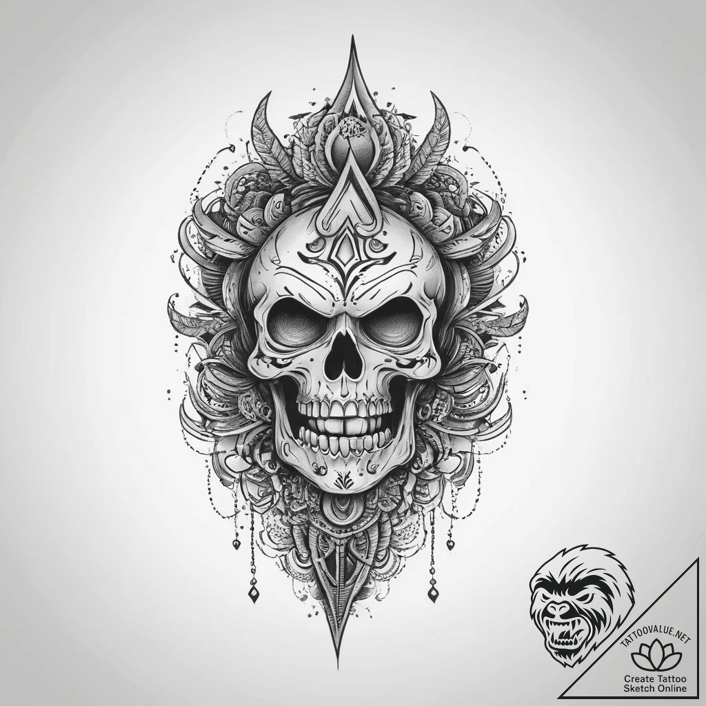 Tattoo sketch palace, concept art for tattoo,... - tattoo sketch (№1756464573_0, 29.08.2025 10:49) — tattoovalue.net