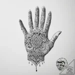 Tattoo sketch hands with a mind, tattoo drawi… – tattoo sketch (№1756465168_0, 29.08.2025 10:59) — tattoovalue.net