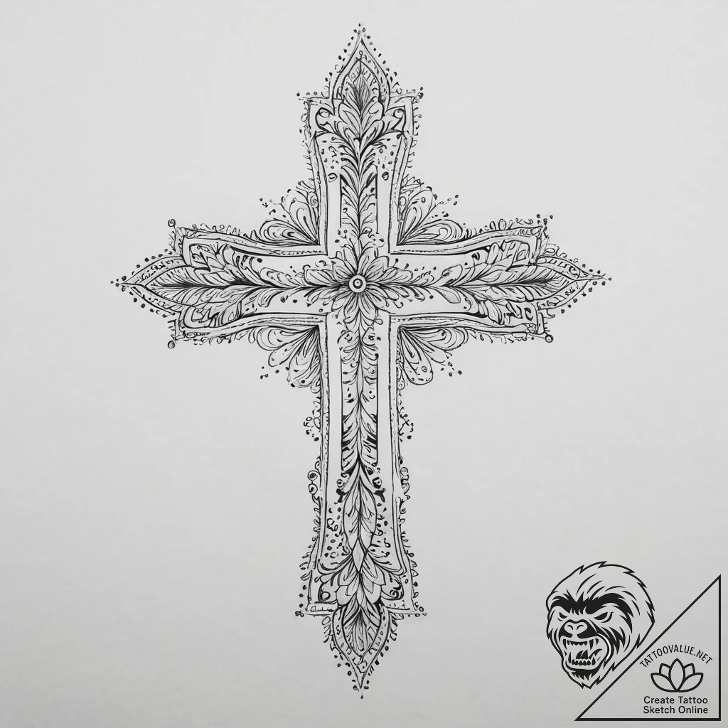 Tattoo sketch henna pattern, tattoo sketch de... - tattoo sketch (№1756465564_0, 29.08.2025 11:06) — tattoovalue.net