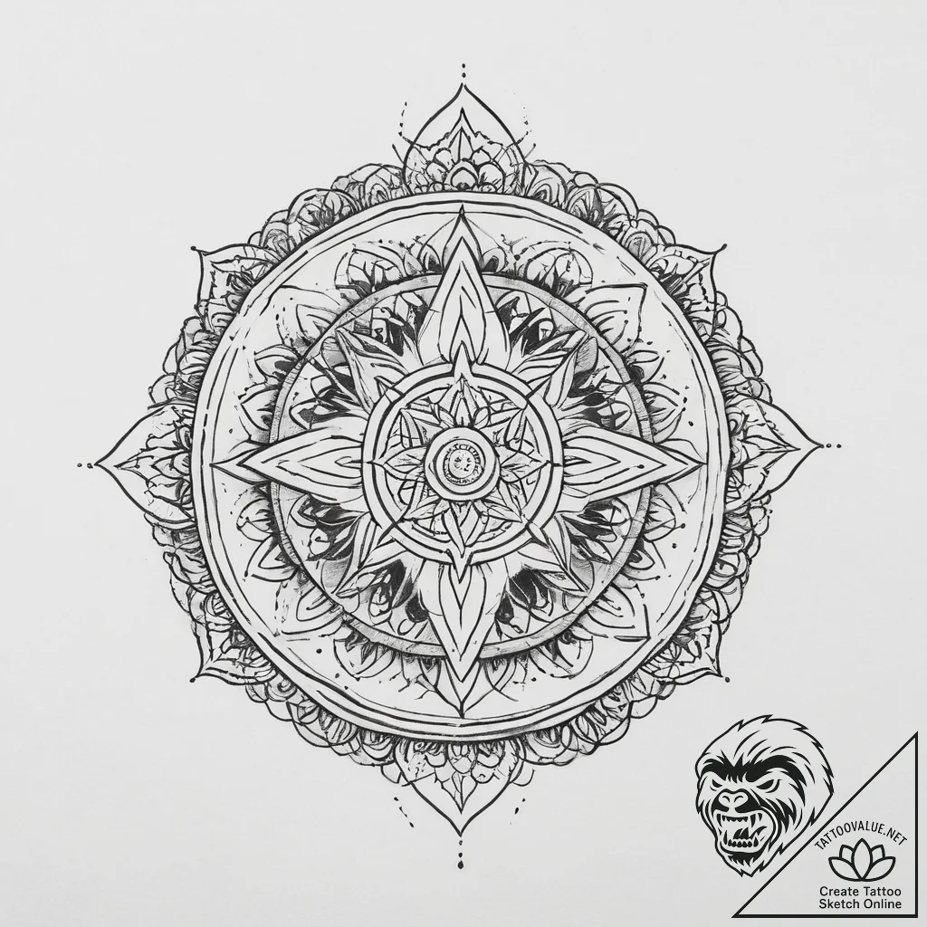 Tattoo sketch face, tattoo sketch design, on... - tattoo sketch (№1756466557_0, 29.08.2025 11:22) — tattoovalue.net