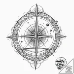 Tattoo sketch cosmic representation, tattoo d… – tattoo sketch (№1756467152_0, 29.08.2025 11:32) — tattoovalue.net