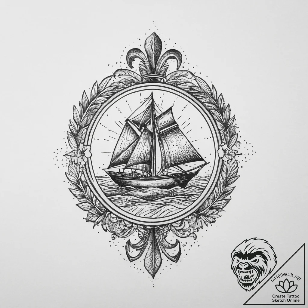 Tattoo sketch palace, concept art for tattoo,... - tattoo sketch (№1756467350_0, 29.08.2025 11:35) — tattoovalue.net