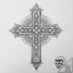 Tattoo sketch dwarf, ink illustration for tat… – tattoo sketch (№1756469325_0, 29.08.2025 12:08) — tattoovalue.net
