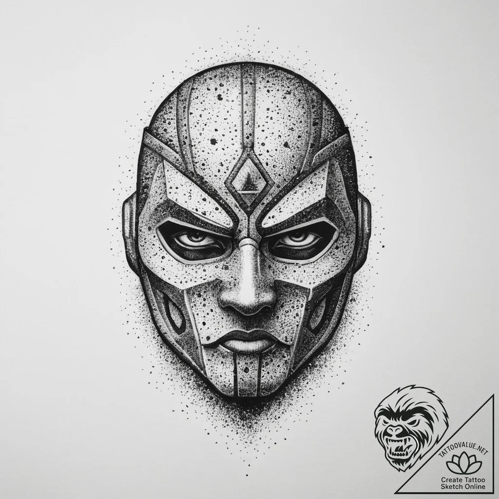 Tattoo sketch ninja, artistic tattoo sketch,... - tattoo sketch (№1756471504_0, 29.08.2025 12:45) — tattoovalue.net