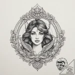 Tattoo sketch siren, artistic tattoo sketch,… – tattoo sketch (№1756472095_0, 29.08.2025 12:54) — tattoovalue.net