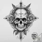 Tattoo sketch soldier with a pen, tattoo line… – tattoo sketch (№1756474484_0, 29.08.2025 13:34) — tattoovalue.net