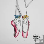 Tattoo sketch dancer ballet slipper, tattoo l… – tattoo sketch (№1756475483_0, 29.08.2025 13:51) — tattoovalue.net