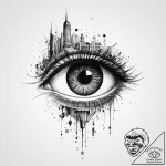 Tattoo sketch узор в виде глаза с воздухом, t… – tattoo sketch (№1756478074_0, 29.08.2025 14:34) — tattoovalue.net