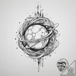Tattoo sketch cosmic origin, tattoo flash she… – tattoo sketch (№1756478670_0, 29.08.2025 14:44) — tattoovalue.net