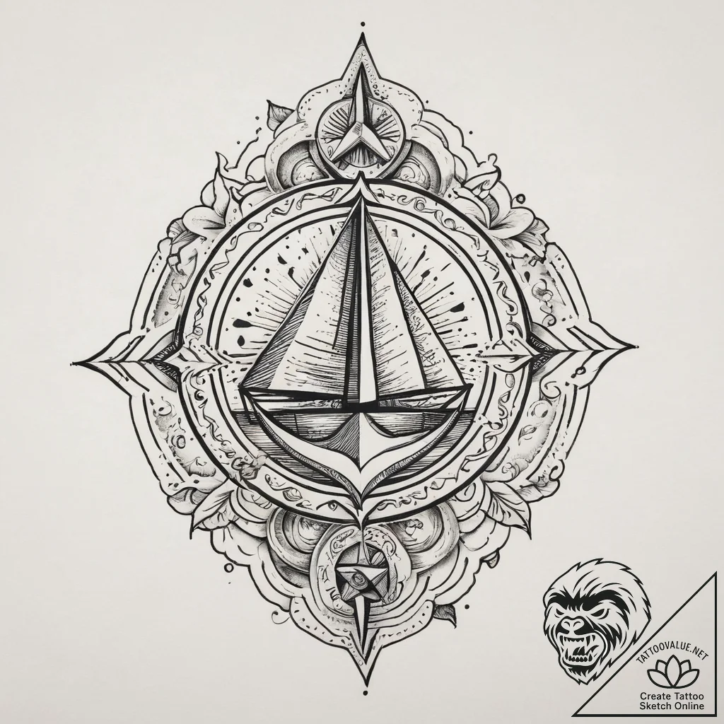 Tattoo sketch cosmic ground, tattoo line art,... - tattoo sketch (№1756479067_0, 29.08.2025 14:51) — tattoovalue.net