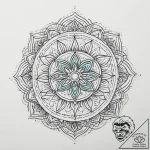 Tattoo sketch turquoise, tattoo line art, geo… – tattoo sketch (№1756479465_0, 29.08.2025 14:57) — tattoovalue.net