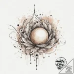 Tattoo sketch pearl tattoo, concept art for t… – tattoo sketch (№1756480657_0, 29.08.2025 15:17) — tattoovalue.net