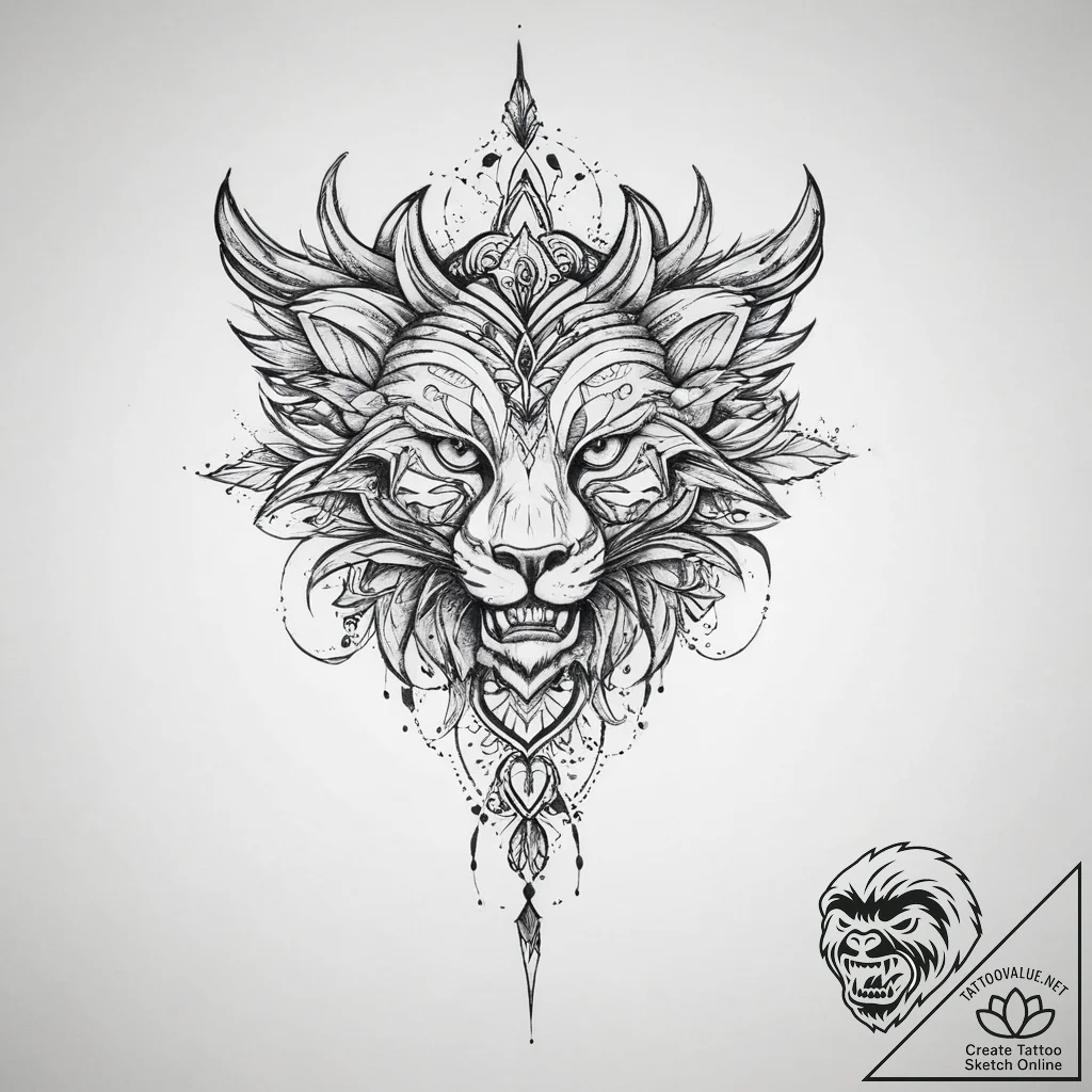 Tattoo sketch black - tattoo sketch (№1756481055_0, 29.08.2025 15:24) — tattoovalue.net